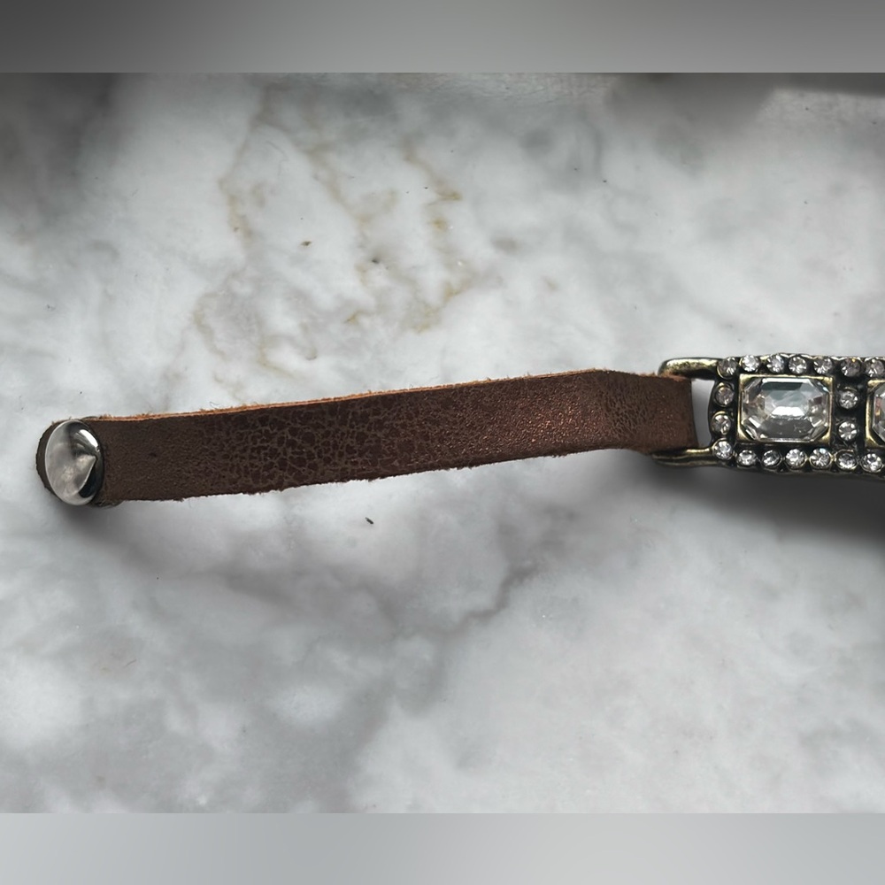 Silver Rhinestone Cross Bracelet - Picture 13 of 13
